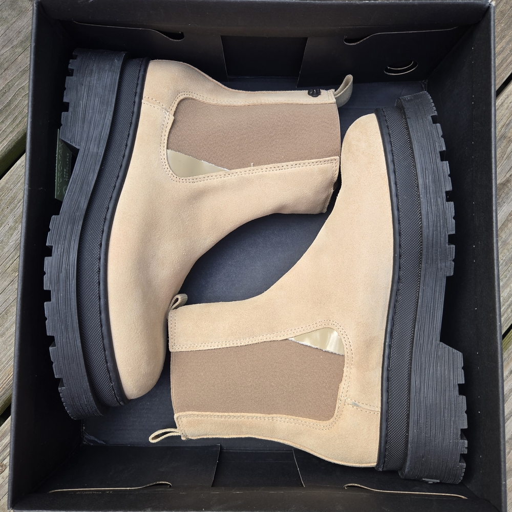 Scotch & Soda Tan Ankle Boots